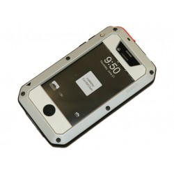 Чехол для Apple iPhone 4 "LUNATIK" /серый/