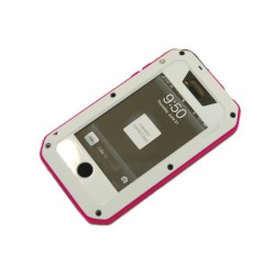 Чехол для Apple iPhone 4 "LUNATIK" /белый/