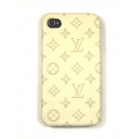 Чехол для iPhone 4G LV бежевый