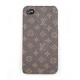 Чехол для iPhone 4G LV коричневый