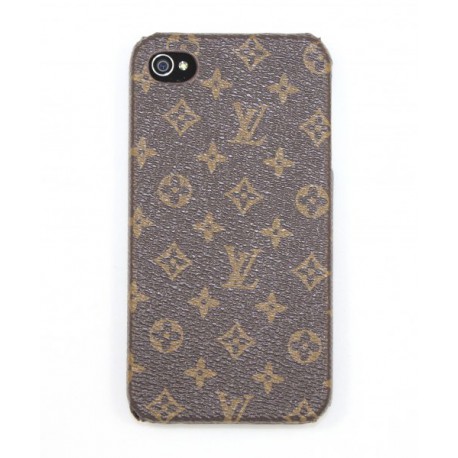 Чехол для iPhone 4G LV коричневый
