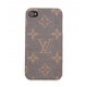 Чехол для iPhone 4G LV коричневый