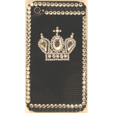 Чехол для iPhone 4G жесткий чехол-корпус со стразами