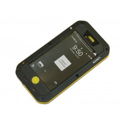 Чехол для Apple iPhone 5 "LUNATIK" /черный-желтый/