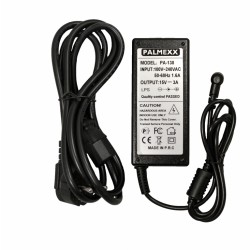 Адаптер питания PALMEXX для ноутбука Dell 15V 3A (5.5*2.5) (кабель питания в комплекте)