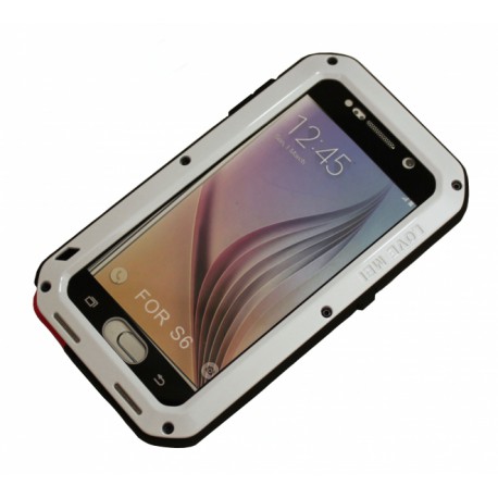Чехол PALMEXX для Samsung Galaxy S6 "LUNATIK/LOVE MEI" /белый/