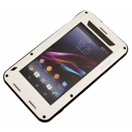 Чехол PALMEXX для Sony Xperia Z1 "LUNATIK/LOVE MEI" /белый/