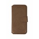 Кожаный чехол PALMEXX книга-подставка для Apple iphone 6 с пластиковым держателем /коричневый/