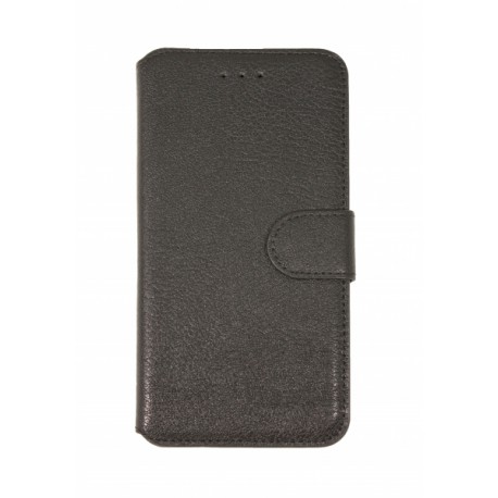 Кожаный чехол PALMEXX книга-подставка для Apple iphone 6Plus с пластиковым держателем /черный/