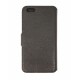 Кожаный чехол PALMEXX книга-подставка для Apple iphone 6Plus с пластиковым держателем /черный/