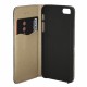 Кожаный чехол PALMEXX для Apple iphone 5/5S книга /черный/