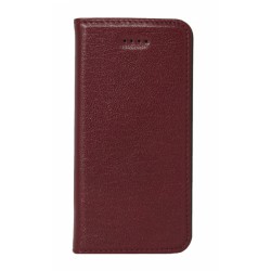 Кожаный чехол PALMEXX для Apple iphone 5/5S книга /бордовый/