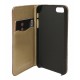 Кожаный чехол PALMEXX для Apple iphone 5/5S книга /бордовый/