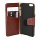 Кожаный чехол PALMEXX для Apple iphone 6 книга /бордовый/