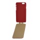 Кожаный чехол PALMEXX для Apple iphone 6 флип /красный/