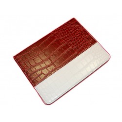 Чехол для Apple iPad 2 / 3 / 4 "SmartSlim" /бордовый крокодил/