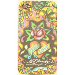 IPHONE 4G жесткий чехол-корпус ED Hardy