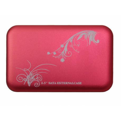 HDD Case 2.5" USB2.0 /красный/