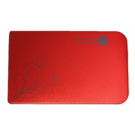 HDD Case 2.5" USB3.0 /красный/