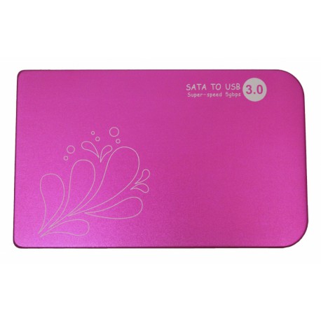HDD Case 2.5" USB3.0 /малиновый/