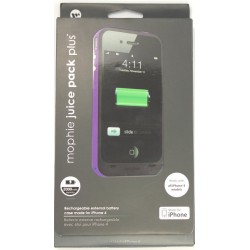 Чехол с аккумулятором для iPhone 4 Mophie /2000mAh/фиолетовый/