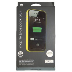 Чехол с аккумулятором для iPhone 4 Mophie /2000mAh/желтый/