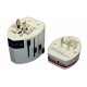 Зарядное устройство 2xUSB портами, совместим с UK/US/EU/AU стандартами 1300W