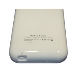 Чехол с аккумулятором для Samsung N7100 Note2 /3200mAh/белый/