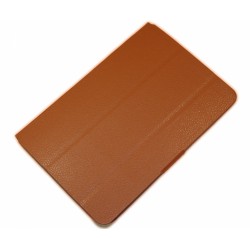 Чехол для Apple iPad mini2 "SuperSlim" кожзам /коричневый/