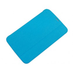 Чехол для Samsung Galaxy Tab3 T2100 "SmartBook" /голубой/
