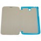 Чехол для Samsung Galaxy Tab3 T2100 "SmartBook" /голубой/