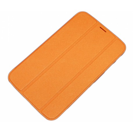 Чехол для Samsung Galaxy Tab3 T3100 "SmartBook" /оранжевый/