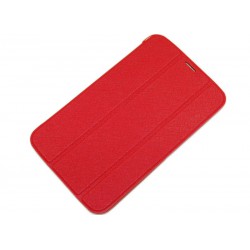 Чехол для Samsung Galaxy Tab3 T3100 "SmartBook" /красный/