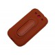 Чехол для Samsung i9300 Galaxy S3 "BookCover" /коричневый/