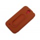 Чехол для Samsung i9500 Galaxy S4 "BookCover" /коричневый/
