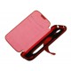 Чехол для Samsung i9500 Galaxy S4 "BookCover" /красный/