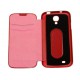 Чехол для Samsung i9500 Galaxy S4 "BookCover" /красный/