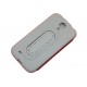 Чехол для Samsung i9500 Galaxy S4 "BookCover" /серый/