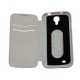 Чехол для Samsung i9500 Galaxy S4 "BookCover" /серый/