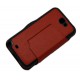 Чехол для Samsung N7100 Galaxy Note2 "BookCover" /коричневый/