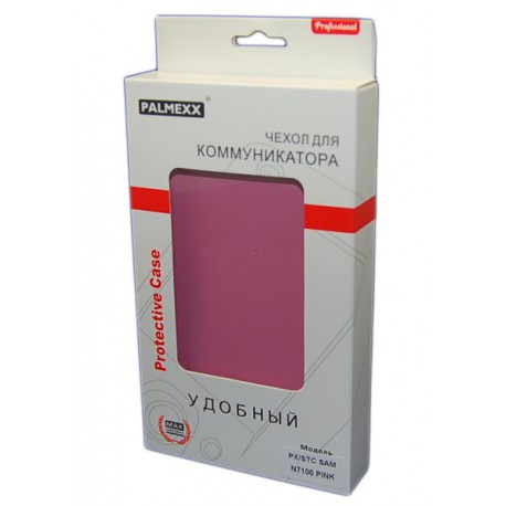 Чехол для Samsung N7100 Galaxy Note2 "BookCover" /розовый/