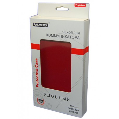 Чехол для Samsung N7100 Galaxy Note2 "BookCover" /красный/