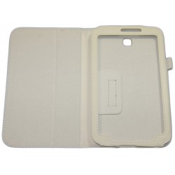 Чехол для Samsung Galaxy Tab3 T2100 "SmartSlim" /белый/
