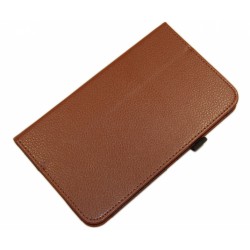 Чехол для Samsung Galaxy Tab3 T3100 "SmartSlim" /коричневый/