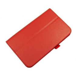 Чехол для Samsung Galaxy Tab3 T3100 "SmartSlim" /красный/