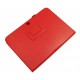 Чехол для Samsung Galaxy Tab3 T5200 "SmartSlim" /красный/