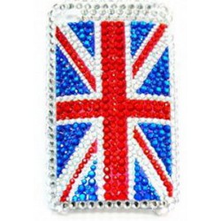 Прозрачный чехол со стразами №0 Apple iPhone 3G / 3GS