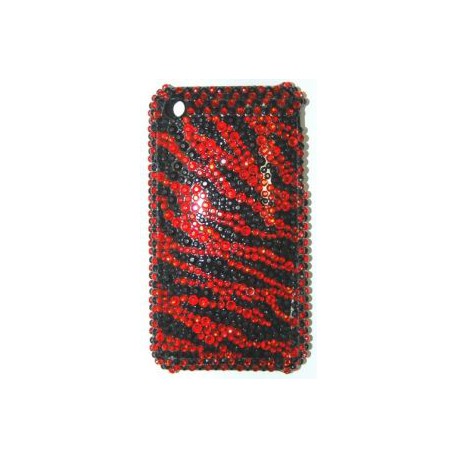 Прозрачный чехол со стразами №11 Apple iPhone 3G / 3GS