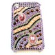 Прозрачный чехол со стразами №12 Apple iPhone 3G / 3GS
