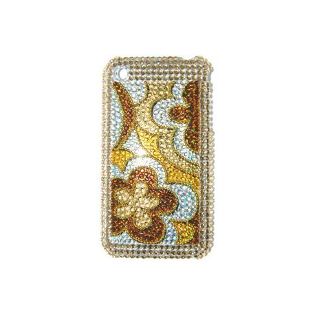 Прозрачный чехол со стразами №15 Apple iPhone 3G / 3GS